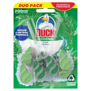 Duck Active Clean Toilet Rim Block Pine Duo Pack 2x39g
