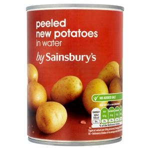 Sainsbury's Peeled New Potatoes In Water 560g
