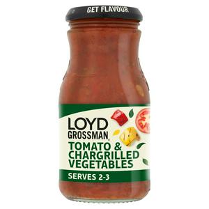 Loyd Grossman Pasta Sauce - Tomato & Chargrilled Vegetables 350g