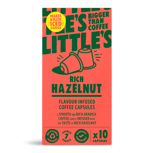 Little's Rich Hazelnut Flavour Nespresso Compatible Coffee Capsules (10X5.2G)