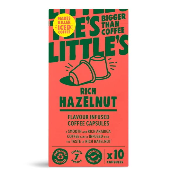 Little's Rich Coffee Capsules - Hazelnut, 10 pods