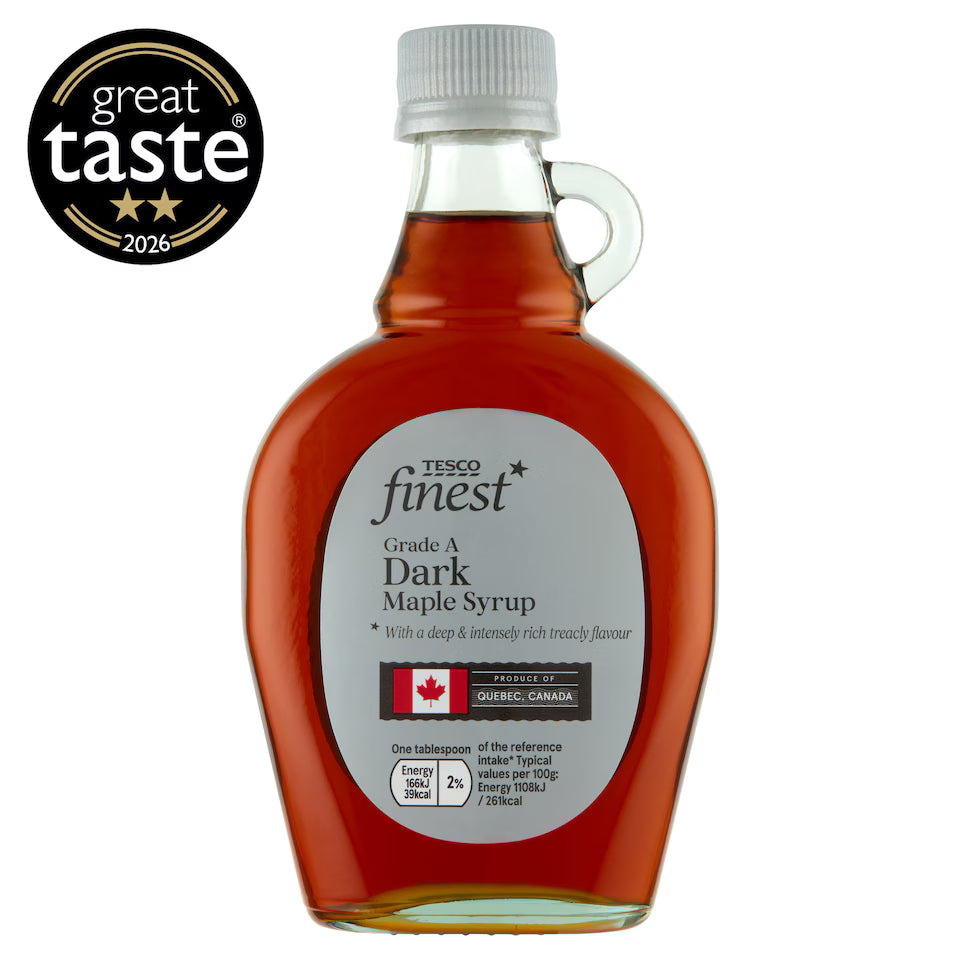 Tesco Finest Grade A Dark Maple Syrup 330G