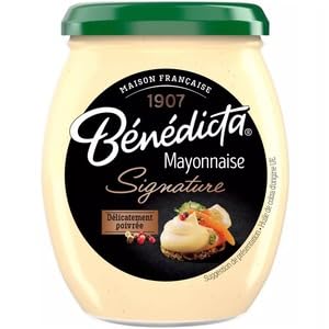 Bénédicta Signature Mayonnaise, Délicatement Poivrée, Jar, 255g