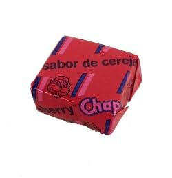 Chappies Cherry Flavour Bubblegum, Square Piece, 5g, Halal, Individually Wrapped