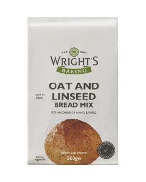 Wright's Baking Oat & Linseed Bread Mix, 5x500g