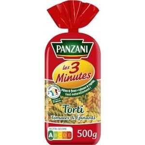 Panzani Torti Pâtes Tomates & Épinards, 500g