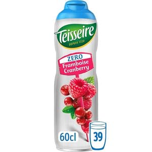 Teisseire Zero Sirop Framboise Cranberry 0% 60cl