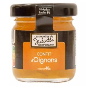 Les Recettes de Juliette Confit d'Oignons, Onion Preserve, 40g Jar