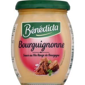 Bénédicta Sauce Bourguignonne au Vin Rouge de Bourgogne, 250g
