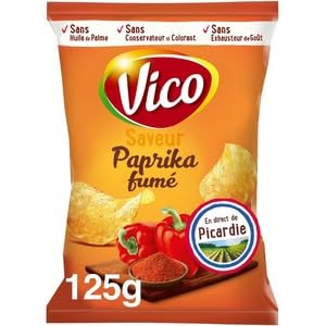 Vico Chips Saveur Paprika Fumé,125g