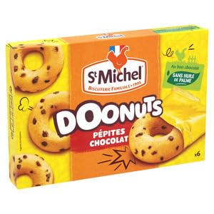 St Michel Doonuts Chocolate Chip Donuts, No Palm Oil