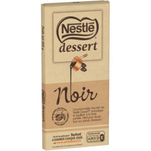 Nestle Dark Dessert Chocolate Bar 205g
