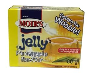 Moir's Jelly Pineapple Flavour, Fat Free Dessert, 80g