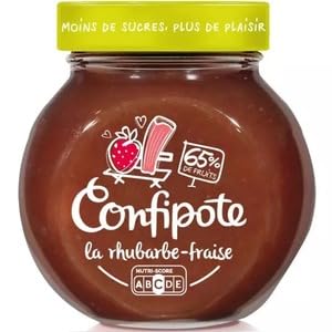 Materne Confipote Fraise & Rhubarbe Allégée 350g