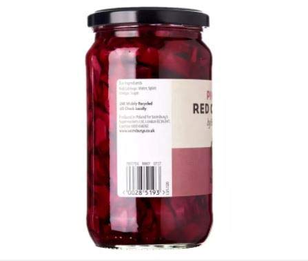 Sainsbury's Pickled Red Cabbage in Vinegar 465g - Red cabbage pickled in spirit vinegar.