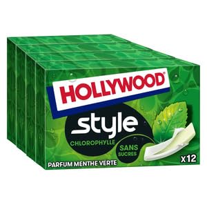 Hollywood Style Sugar-Free Chlorophyll Chewing Gum