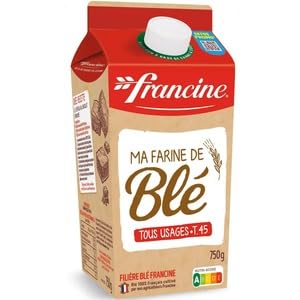 Francine Ma Farine de Blé, All-Purpose Wheat Flour, Type T45, 750g