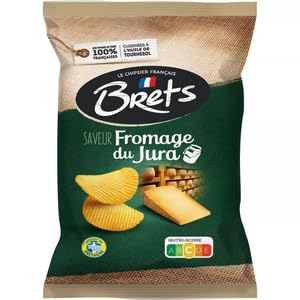 Brets Chips, Fromage du Jura Flavour, Ridged Potato Crisps