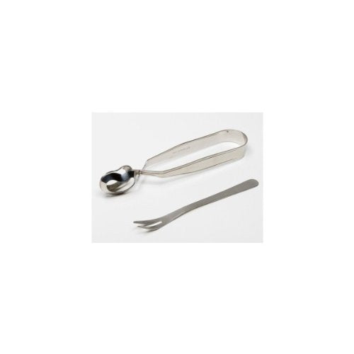 Restaurant Supplies Stainless Steel Snail Tong & Fork Set