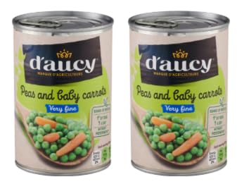 D'aucy Peas and Baby Carrots Very Fine, Pack of 2