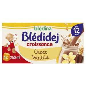 Bledina Bledi dej Croissance Chocolate & Vanilla 4x25cl