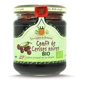 Comtes de Provence Confit de Cerise Noir Bio 250g