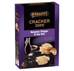 Arnotts Cracker Chips, Balsamic Vinegar & Sea Salt Flavour, 150g