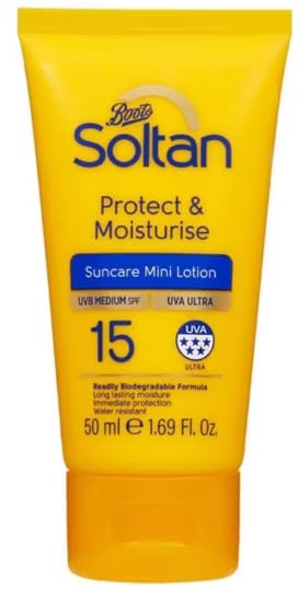 Soltan Protect & Moisturise Suncare Mini Lotion, SPF 15, UVA Ultra, 50ml