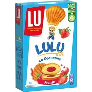 LU Lulu La Coqueline Strawberry Biscuits, Fraise Flavour, Made in France