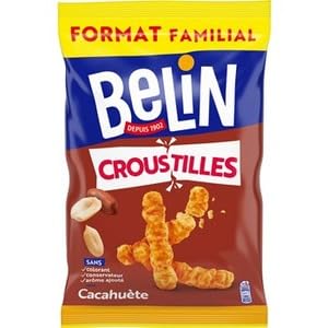 Belin Croustilles Peanut Snack, No Colourants or Preservatives, 138g