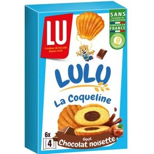 LU Lulu La Coqueline Biscuits, Chocolat Noisette Flavour