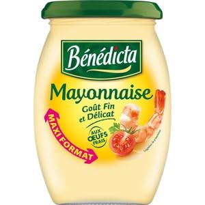 Bénédicta Mayonnaise, Goût Fin et Délicat, Made with Fresh Eggs, 770g
