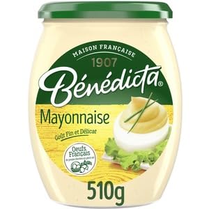 Bénédicta Mayonnaise, Fine and Delicate Taste, French Recipe, 510g