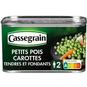 Cassegrain Petits Pois Carottes (1/2)(265g net) 400g
