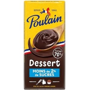 Poulain Dessert Chocolat Noir 70% 200g