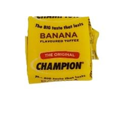 Champion Banana Flavoured Toffee, Original Recipe, 10g