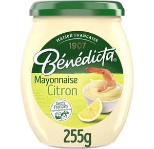 Bénédicta Mayonnaise au Citron, French Lemon Flavoured Mayonnaise, 255g