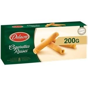 Delacre Cigarettes Russes Rolled Wafer Biscuits, 200g