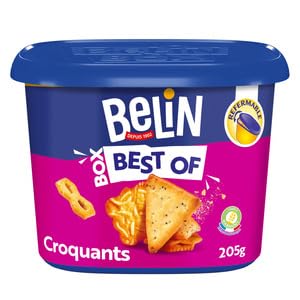 Belin Best of Box Croquants Crackers, Resealable Box, 205g