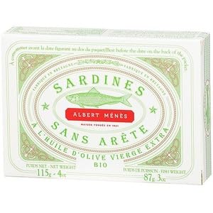 Albert Ménès Sardines Sans Arête in Extra Virgin Olive Oil, 115g