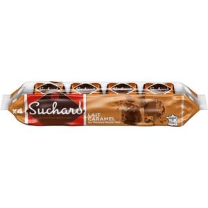 Suchard Rochers au Chocolat au Lait et Caramel au Beurre Demi Sel 4x35g
