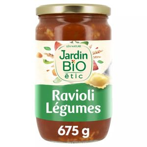 Jardin BiO étic Ravioli Légumes, Ravioli with Vegetables 675g