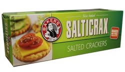 Bakers Salticrax Salted Crackers, 200g