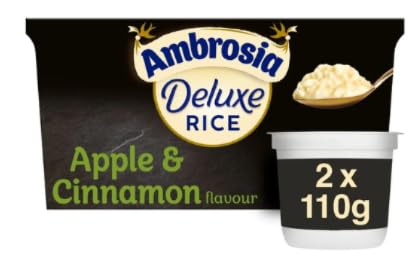 Ambrosia Deluxe Rice, Apple & Cinnamon Flavour, 2x110g