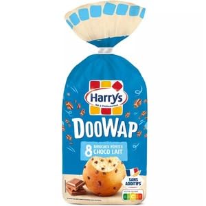 Harry's DooWap Brioche Petites Choco Lait, 8 Mini Brioche Buns, No Additives