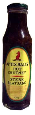 Mrs Balls Hot Chutney, Spicy Condiment, 470g