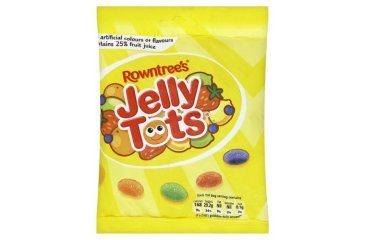 Rowntrees Jelly Tots Share Bags (box of (12 x 150g bags) bags)