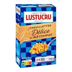 Lustucru Coquillettes Délice au Blé Complet, 400g