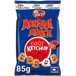 Vico Monster Munch Ketchup Flavour Crisps, 85g