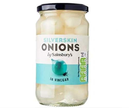 Sainsbury's Silverskin Onions in Vinegar 465g - Silverskin Onions pickled in spirit vinegar